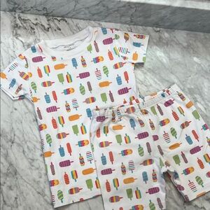 Kissy Kissy size 6 Colorful Ice Cream Print Pajama Set